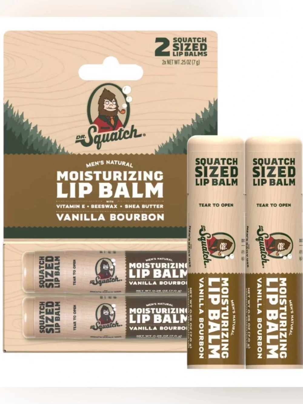 Dr. Squatch Bundle | Soothing Post Shave Pine Tar Moisturizing Vanilla Bourbon 1